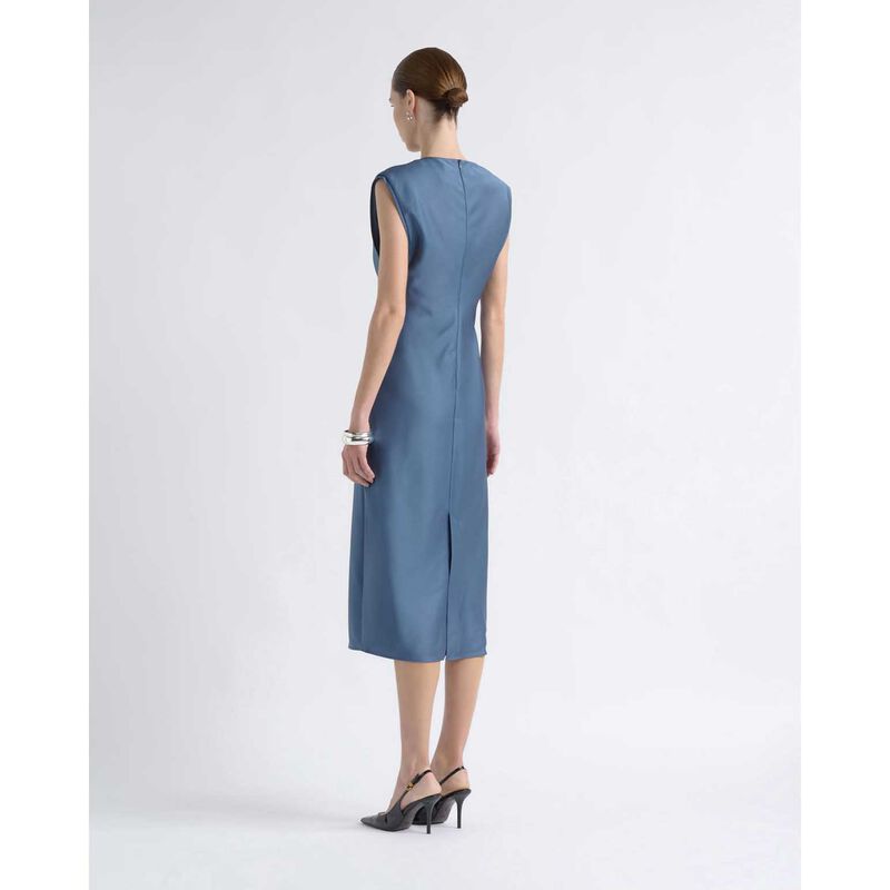 Cue Satin Bias Midi Dress image number 1